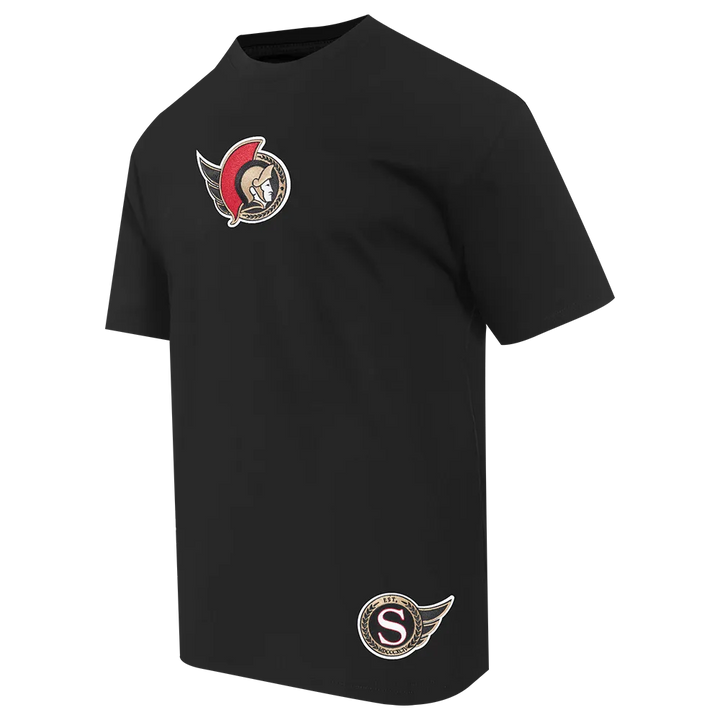 WINGSPAN CJ BLACK DROP SHOULDER TEE