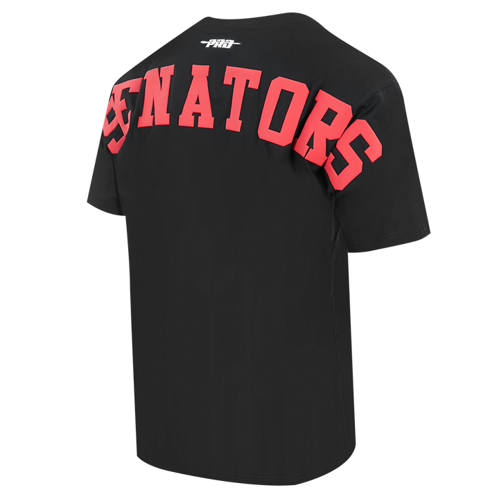 WINGSPAN CJ BLACK DROP SHOULDER TEE