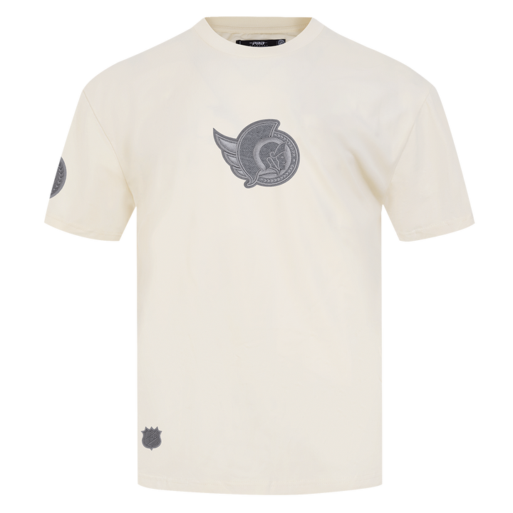 REVERSE FRENCH TERRY DROP SHOULDER TEE