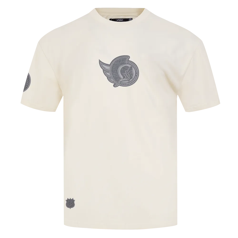 REVERSE FRENCH TERRY DROP SHOULDER TEE