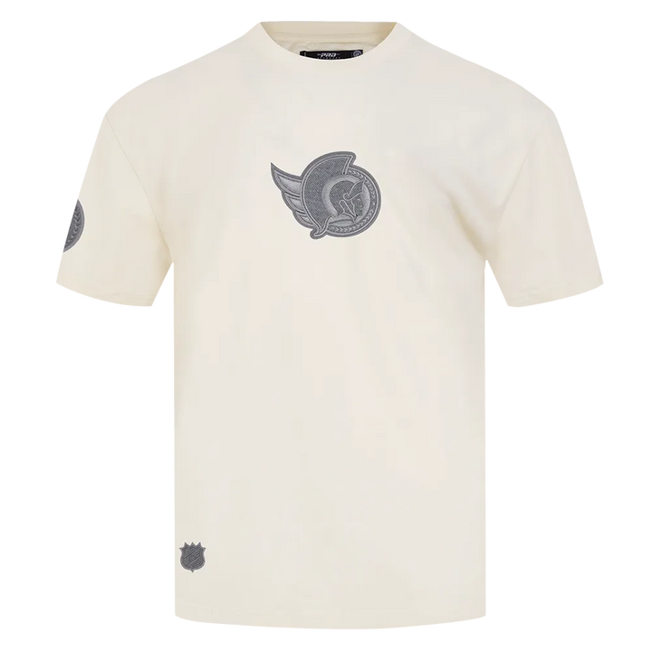 REVERSE FRENCH TERRY DROP SHOULDER TEE