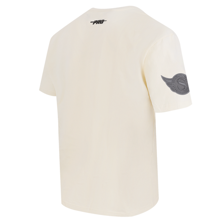 REVERSE FRENCH TERRY DROP SHOULDER TEE