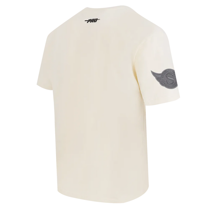 REVERSE FRENCH TERRY DROP SHOULDER TEE