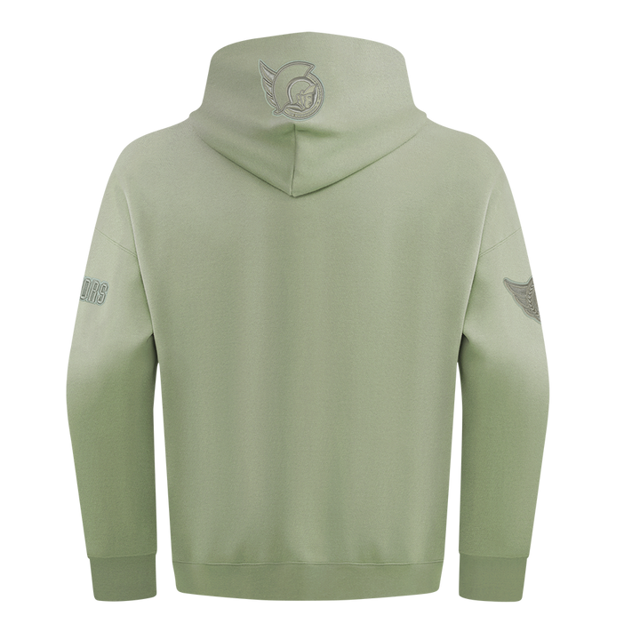 OTTAWA SENATORS NEUTRAL MOSS DROP SHOULDER FLC PULLOVER HOODIE