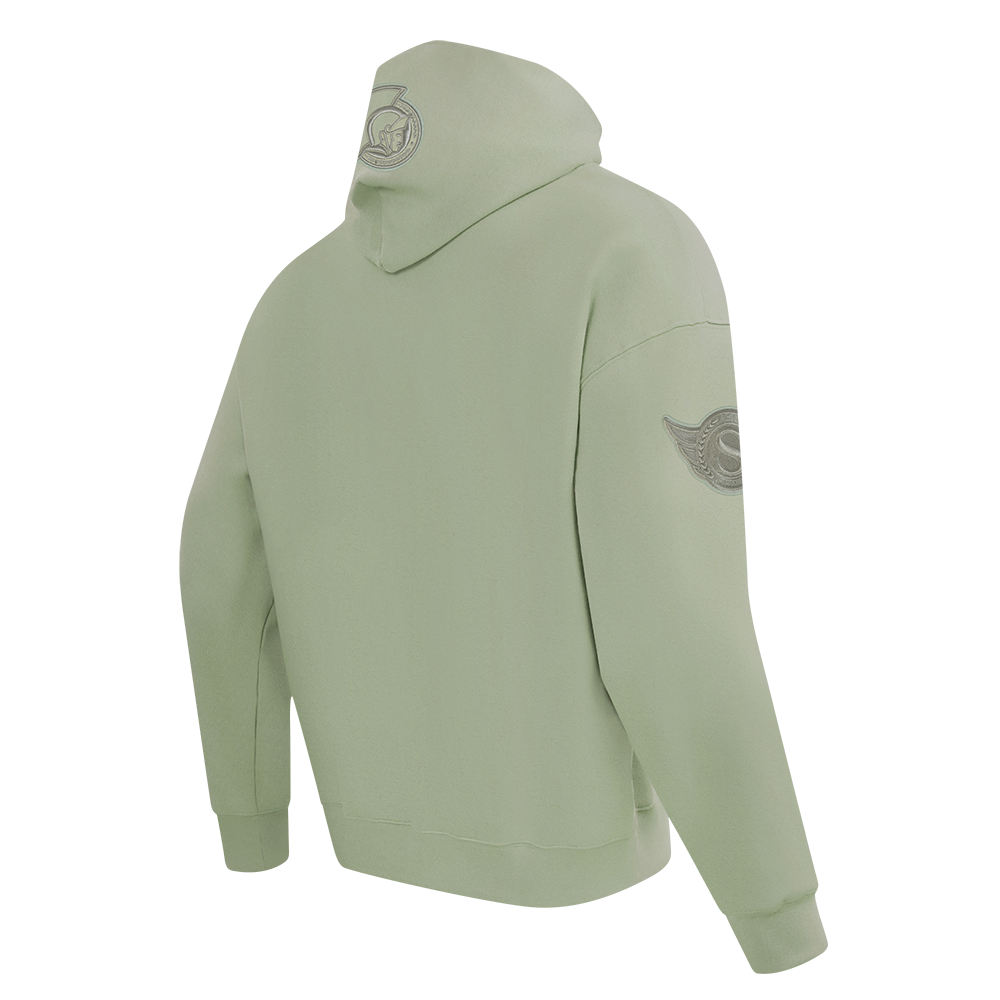 OTTAWA SENATORS NEUTRAL MOSS DROP SHOULDER FLC PULLOVER HOODIE