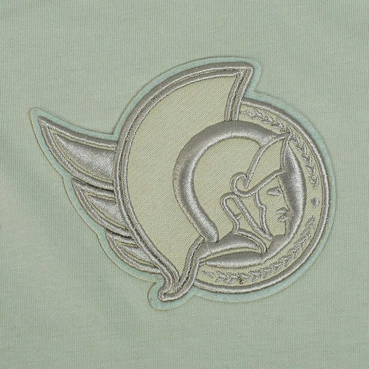 OTTAWA SENATORS NEUTRAL MOSS DROP SHOULDER FLC PULLOVER HOODIE