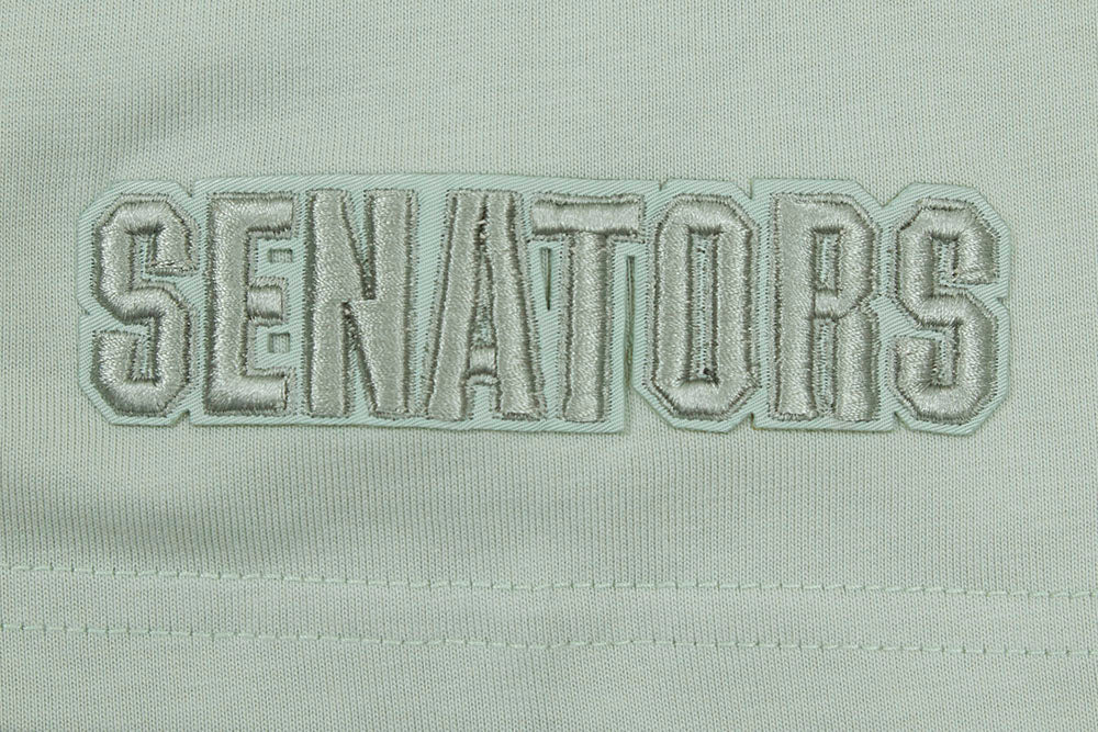 OTTAWA SENATORS NEUTRAL MOSS DROP SHOULDER FLC PULLOVER HOODIE