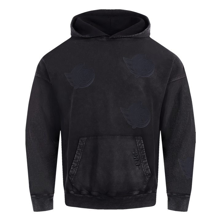OTTAWA SENATORS WASHED VAGAURD BLACK PULLOVER HOODIE