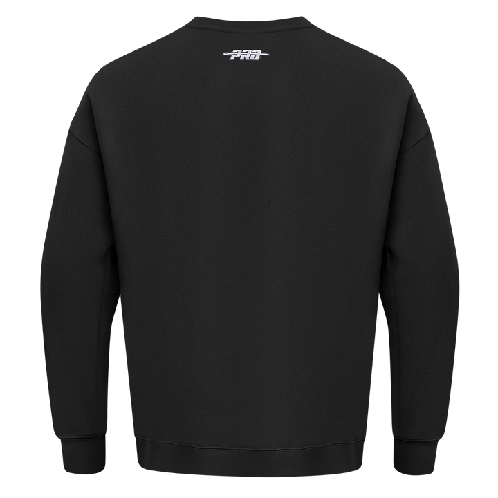 OTTAWA SENATORS CLASSIC ICON MEN'S PRO DROP SHOULDER BLACK CREWNECK SWEATER