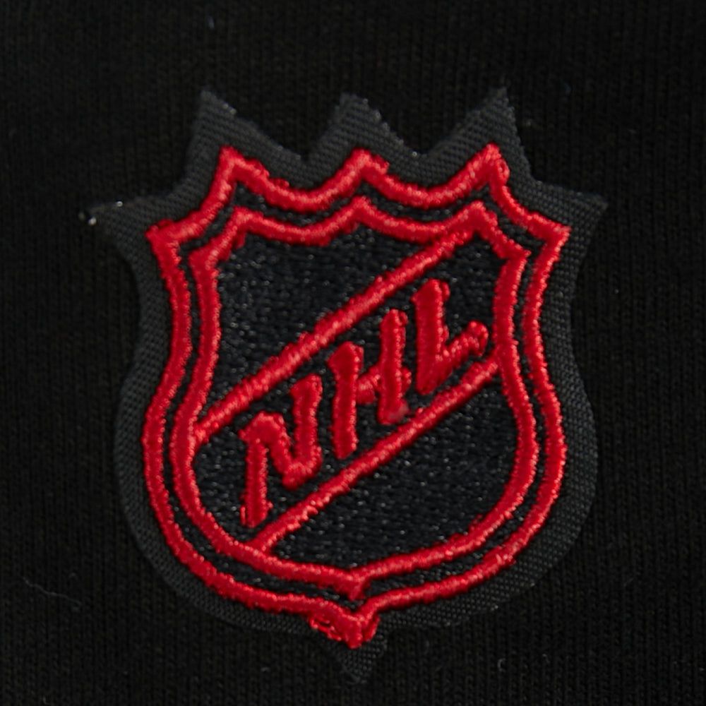 OTTAWA SENATORS CLASSIC ICON MEN'S PRO DROP SHOULDER BLACK CREWNECK SWEATER