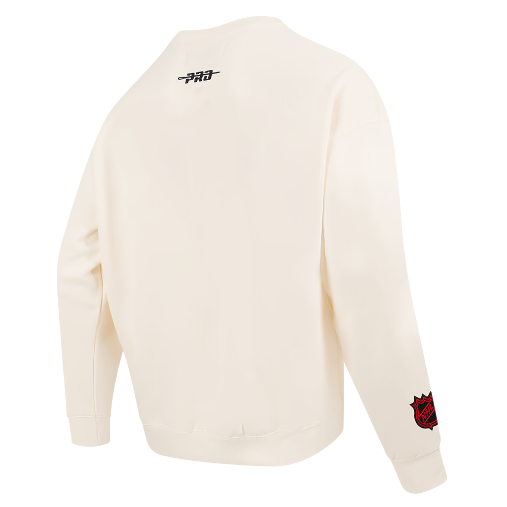 OTTAWA SENATORS CLASSIC ICON M PRO DROP SHOULDER WHT CREWNECK SWEATER