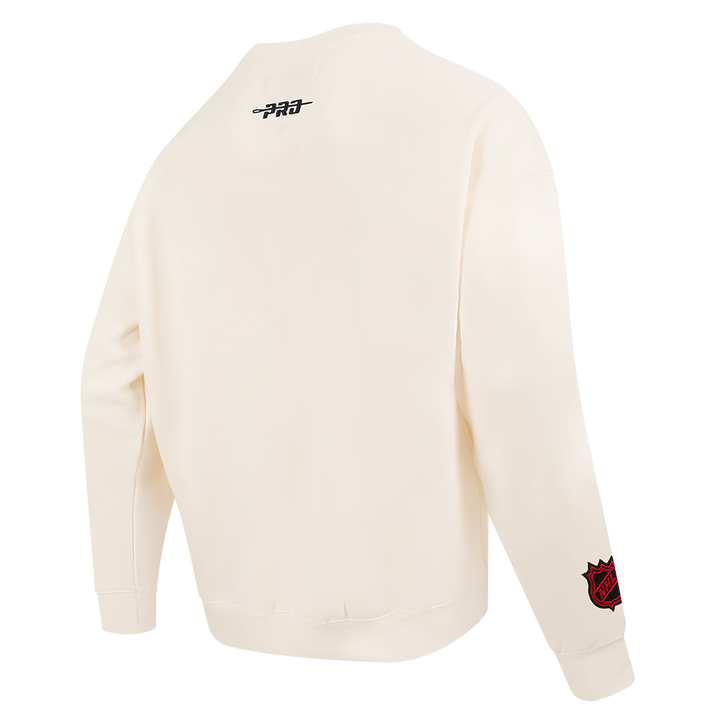 OTTAWA SENATORS CLASSIC ICON M PRO DROP SHOULDER WHT CREWNECK SWEATER