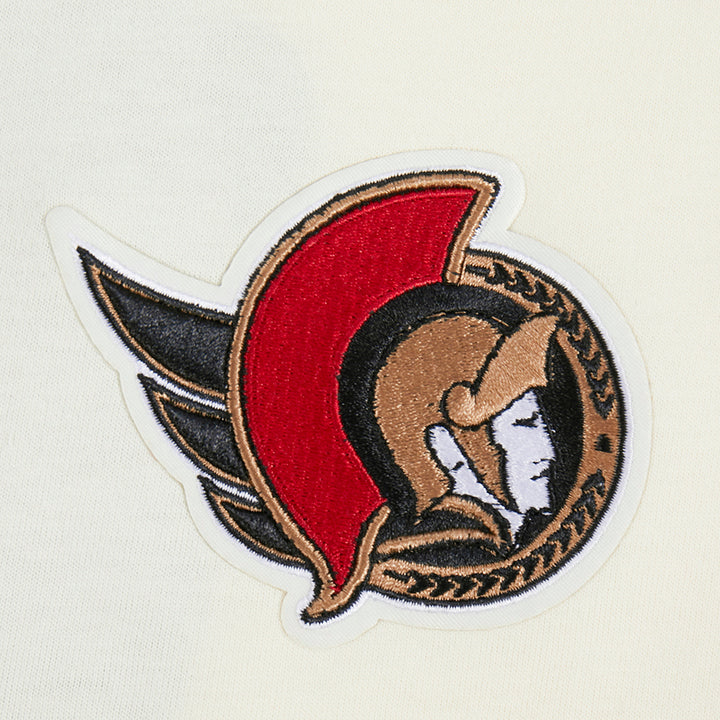 OTTAWA SENATORS CLASSIC ICON M PRO DROP SHOULDER WHT CREWNECK SWEATER