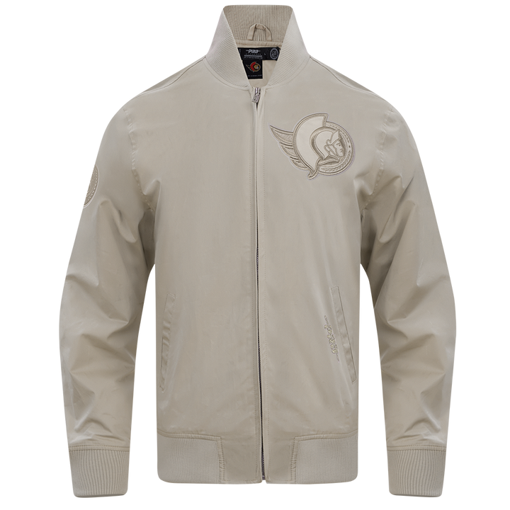 OTTAWA SENATORS NEUTRAL TAUPE TWILL JACKET