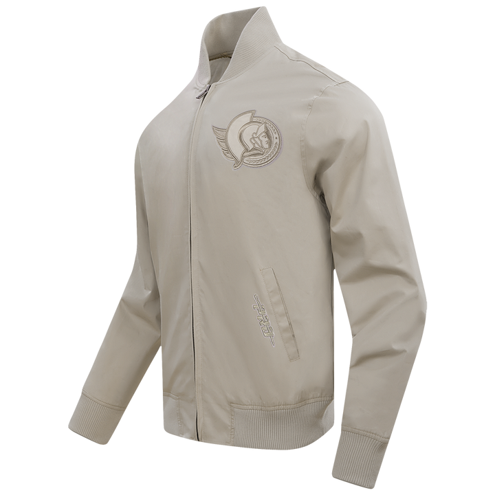 OTTAWA SENATORS NEUTRAL TAUPE TWILL JACKET
