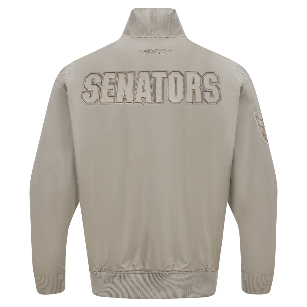 OTTAWA SENATORS NEUTRAL TAUPE TWILL JACKET