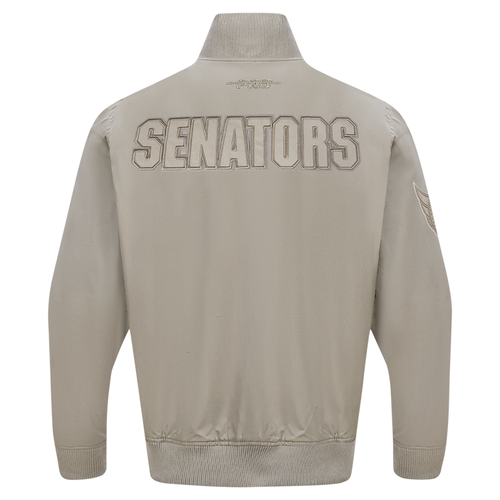 OTTAWA SENATORS NEUTRAL TAUPE TWILL JACKET