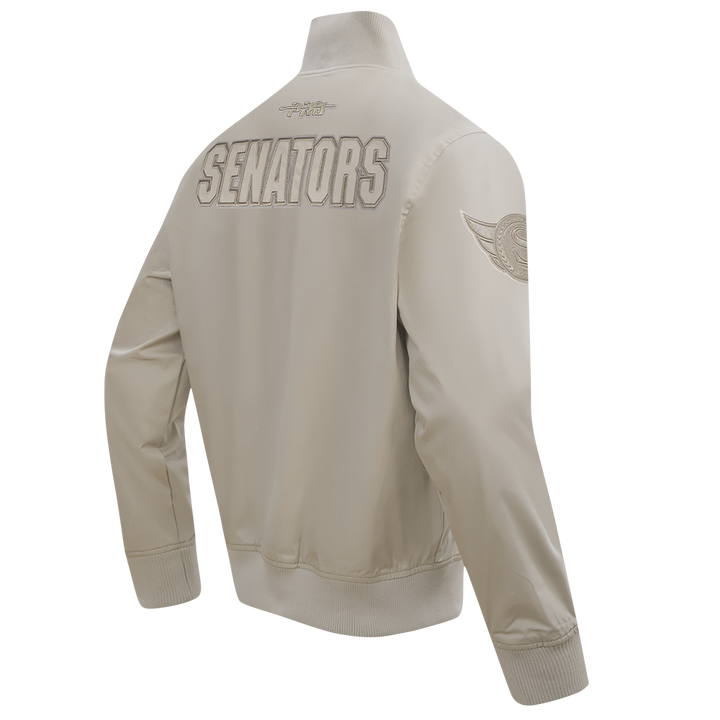 OTTAWA SENATORS NEUTRAL TAUPE TWILL JACKET