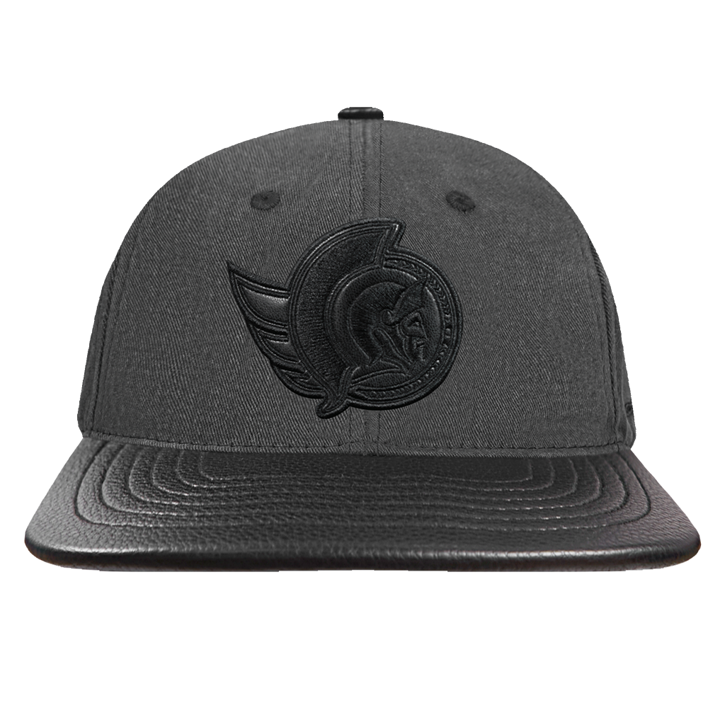 OTTAWA SENATORS WASHED VAGAURD BLACK TWILL PRO SNAPBACK
