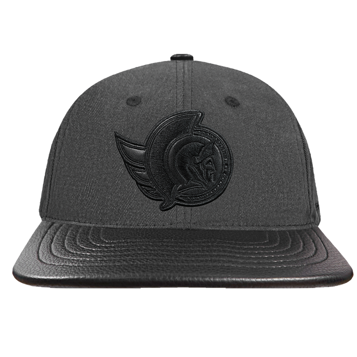 OTTAWA SENATORS WASHED VAGAURD BLACK TWILL PRO SNAPBACK