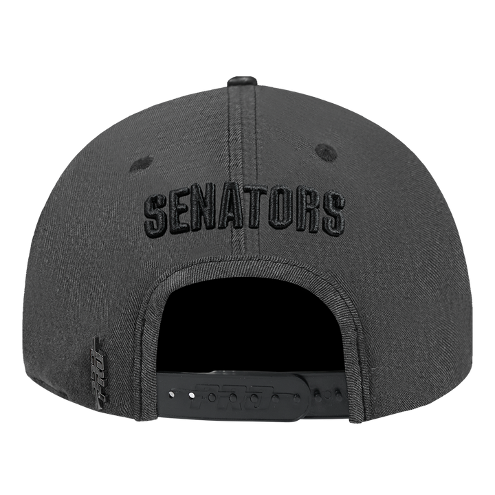 OTTAWA SENATORS WASHED VAGAURD BLACK TWILL PRO SNAPBACK