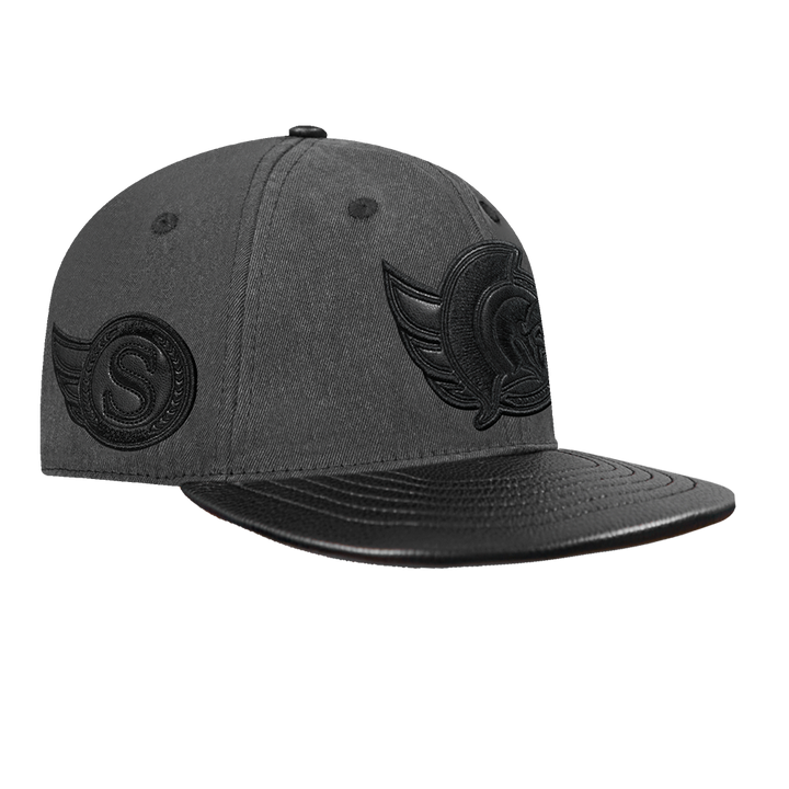 OTTAWA SENATORS WASHED VAGAURD BLACK TWILL PRO SNAPBACK