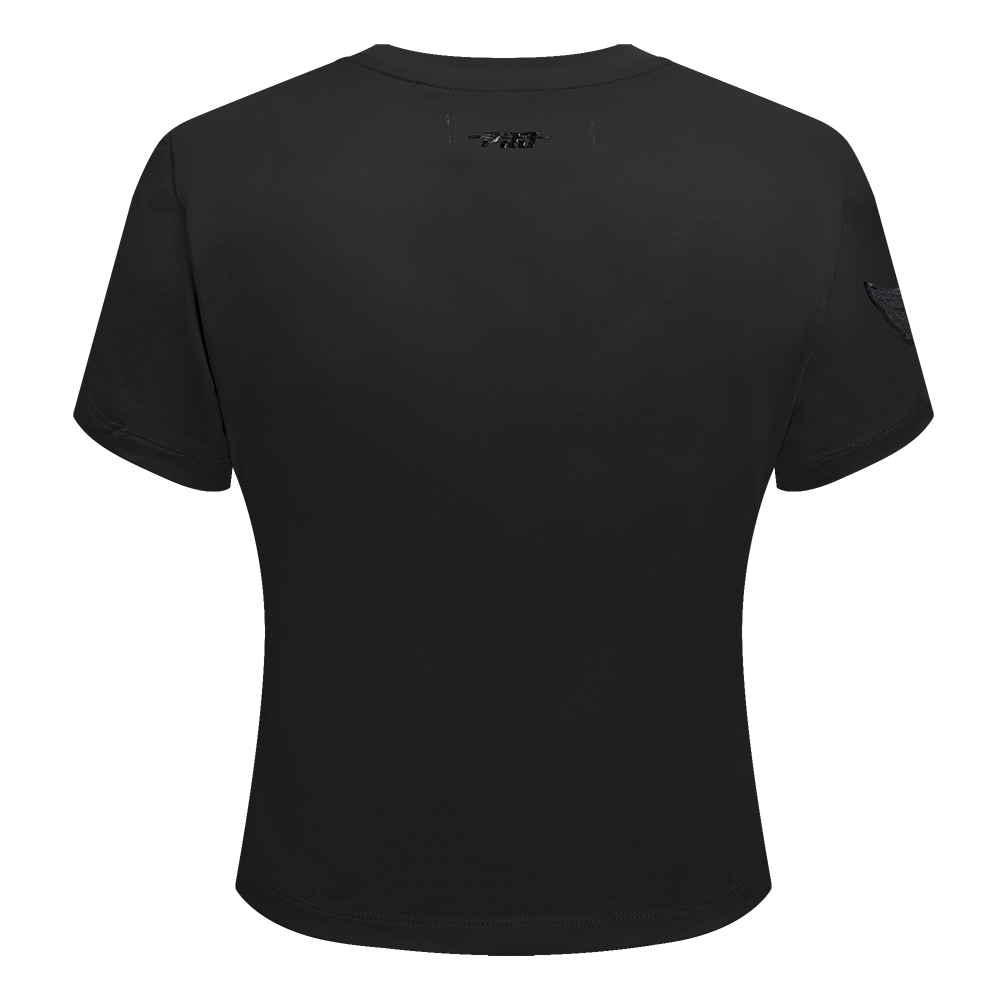 OTTAWA SENATORS WOMEN'S TRIPLE BLACK SLIM FIT TEE