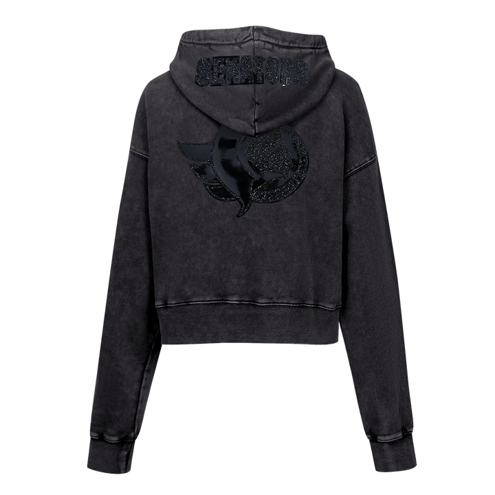 OTTAWA SENATORS WOMEN'S CROPPED WASHED VAGAURD PO HOODIE