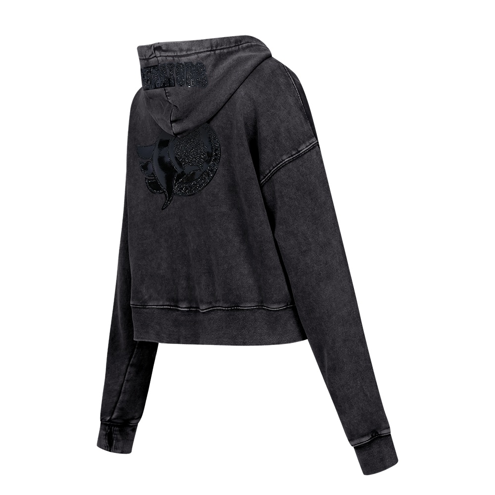 OTTAWA SENATORS WOMEN'S CROPPED WASHED VAGAURD PO HOODIE