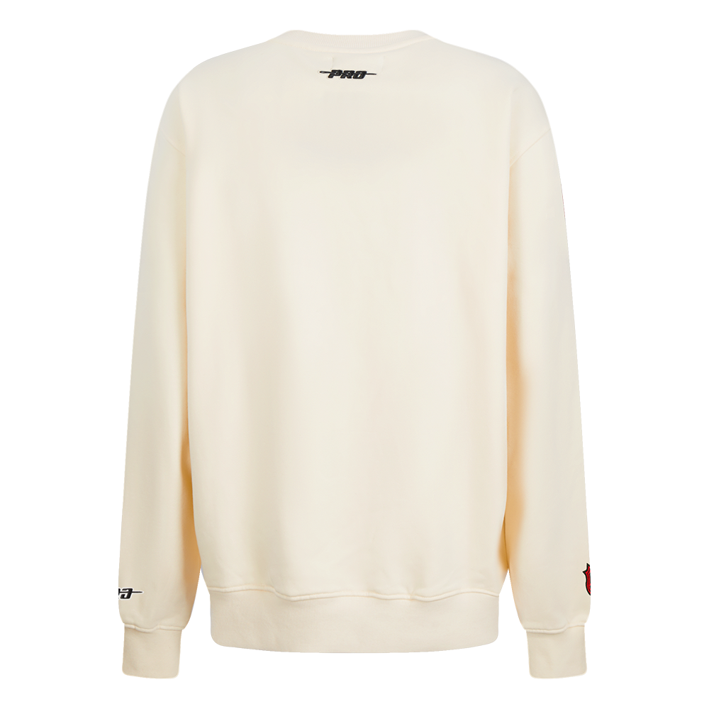 OTTAWA SENATORS WOMEN'S CLASSIC ICON PRO WHITE CREWNECK SWEATER