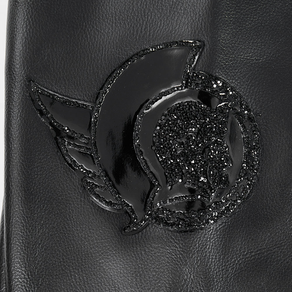 OTTAWA SENATORS WOMEN'S WASHED VAGAURD CROPPED VARISTY JACKET