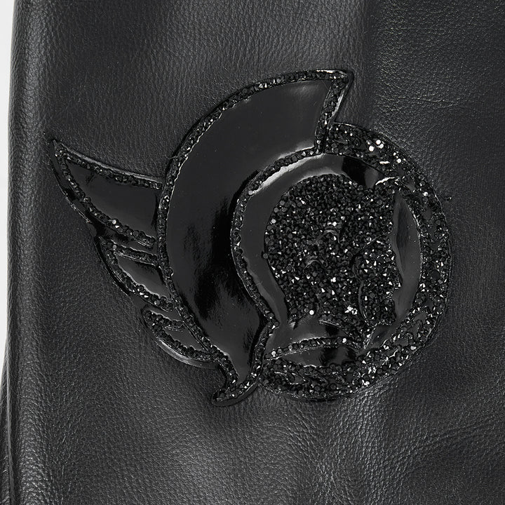 OTTAWA SENATORS WOMEN'S WASHED VAGAURD CROPPED VARISTY JACKET