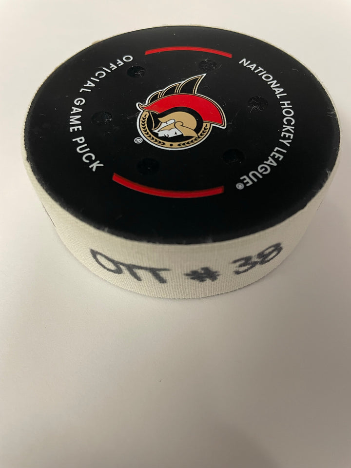 September 24th - Zack Ostapchuk Goal Puck (pre-season)