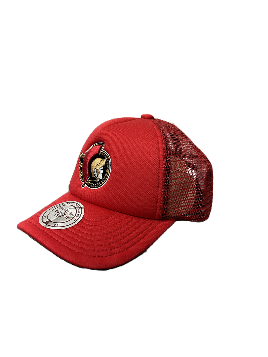 Youth Evergreen Red Trucker Cap