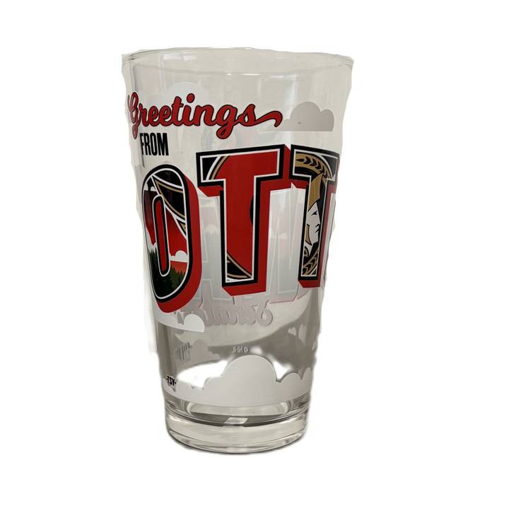 Greetings From Ottawa 16oz Mixing Glass