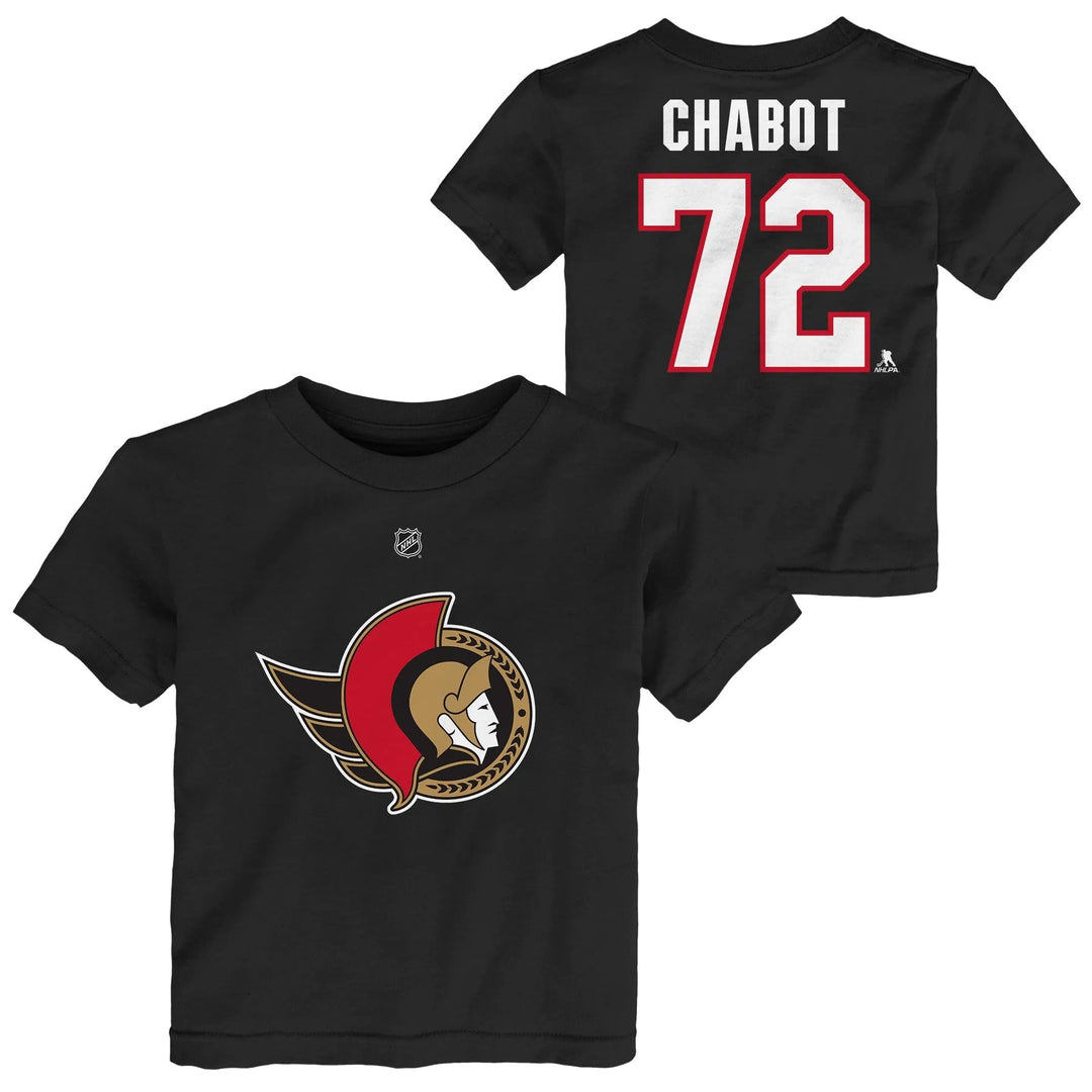 Child Chabot Name and Number Tee 4-7