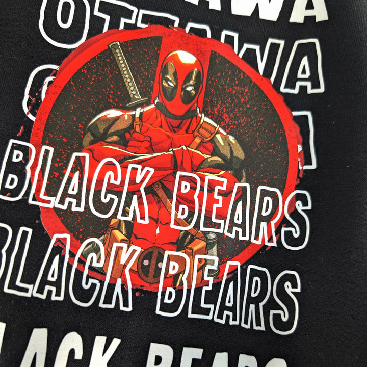 OTTAWA BLACK BEARS DEADPOOL COLLAB HOODIE