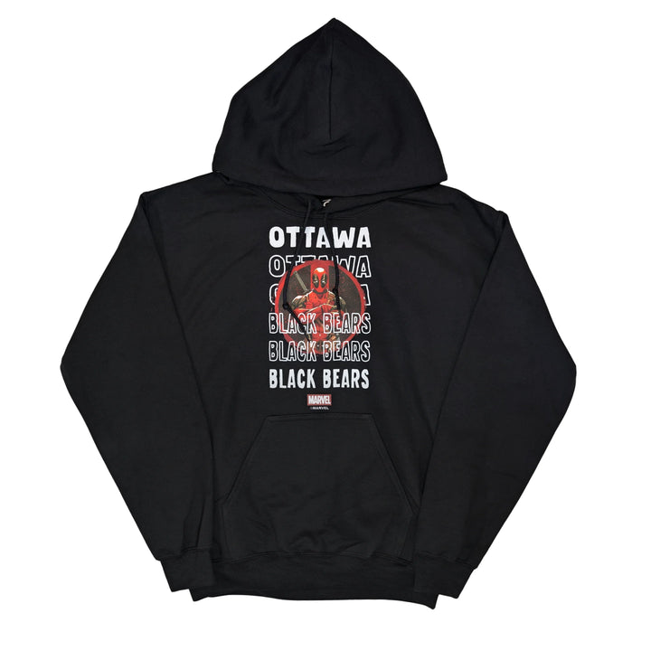OTTAWA BLACK BEARS DEADPOOL COLLAB HOODIE