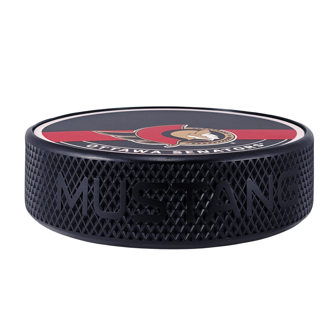 OTTAWA SENATORS AUTOGRAPH STRIPE MEGA PUCK