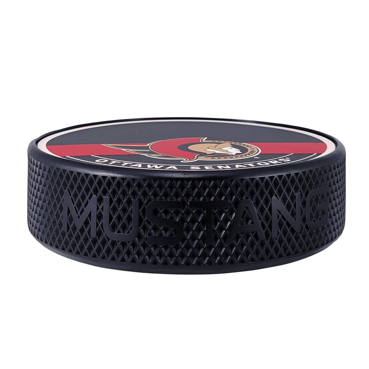 OTTAWA SENATORS AUTOGRAPH STRIPE MEGA PUCK