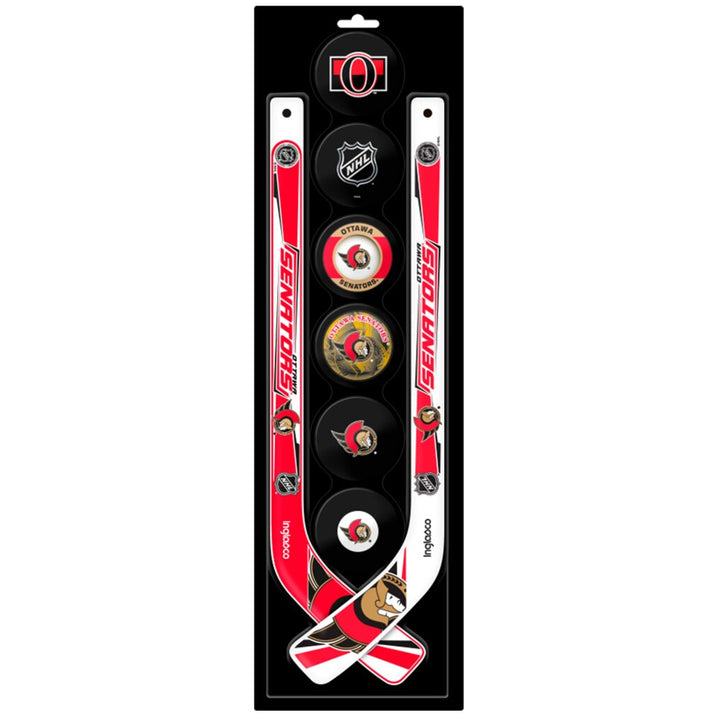 OTTAWA SENATORS MINI STICKS AND PUCKS