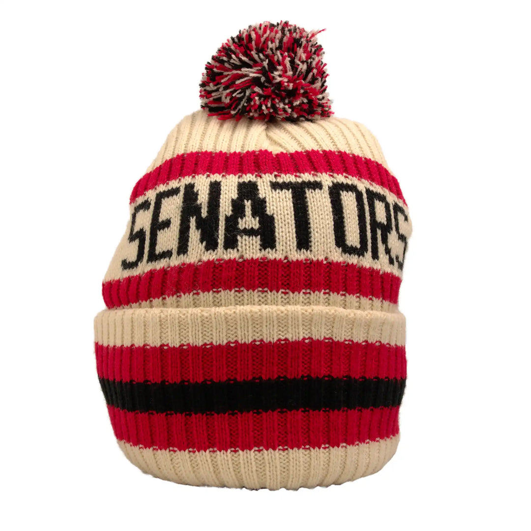 Ottawa Senators Bering Cream/Red Pom Knit (47)