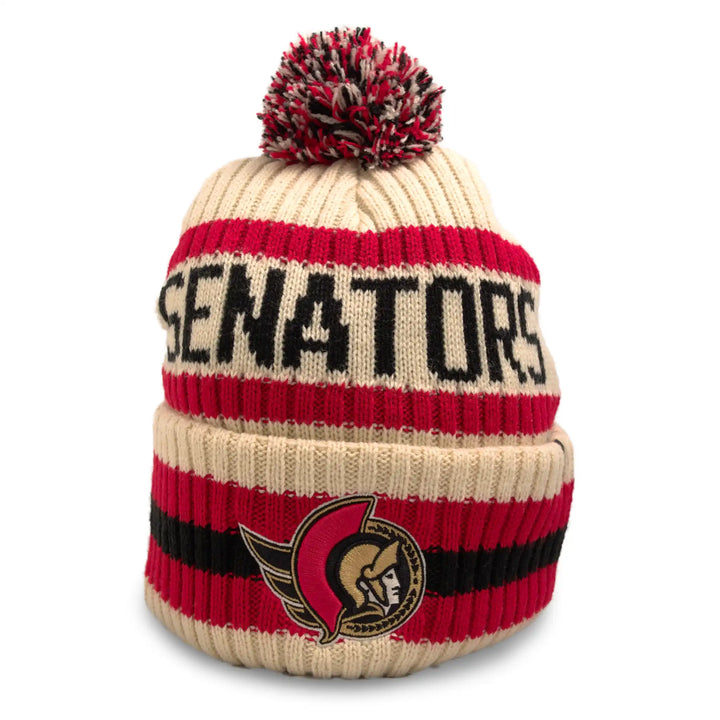 Ottawa Senators Bering Cream/Red Pom Knit (47)