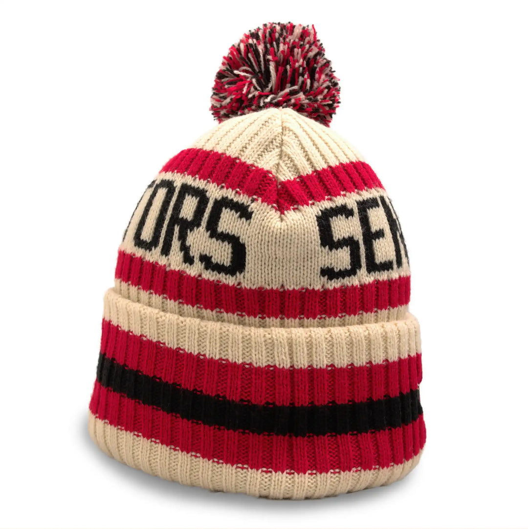 Ottawa Senators Bering Cream/Red Pom Knit (47)
