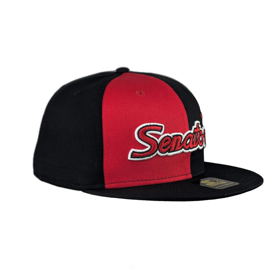 Ottawa Senators Split Front Flat Brim Adjustable Cap