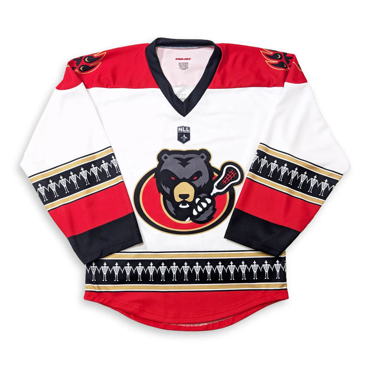 Teat Ottawa Black Bears Away Replica Jersey
