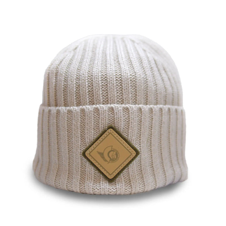 OTTAWA SENATORS - GREY APPLIQUE KNIT CUFFED BEANIE