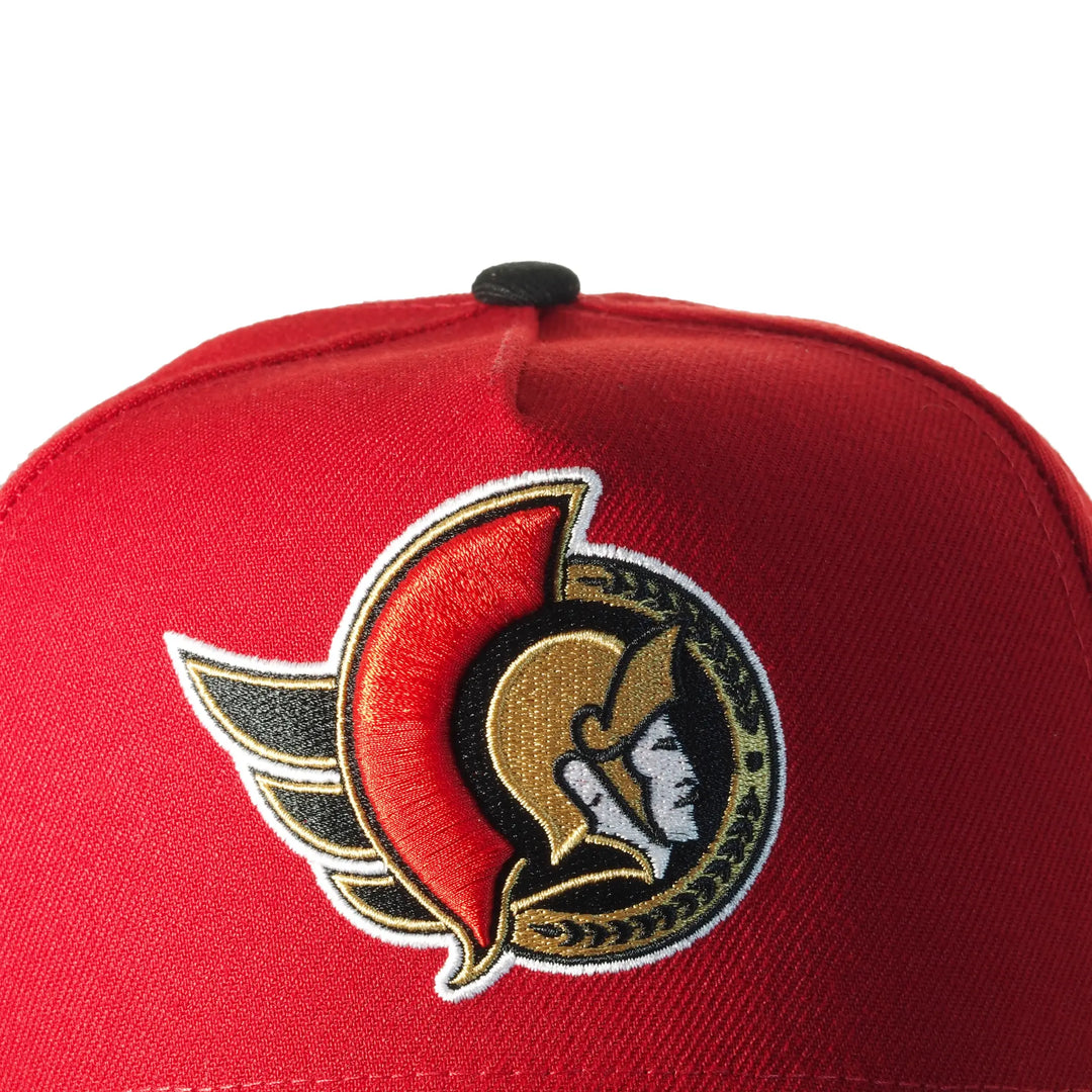 OTTAWA SENATORS 9FORTY RED & BLACK ADJUSTABLE CAP