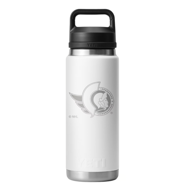 Senators X Yeti Rambler Water Bottle in White (YETI)