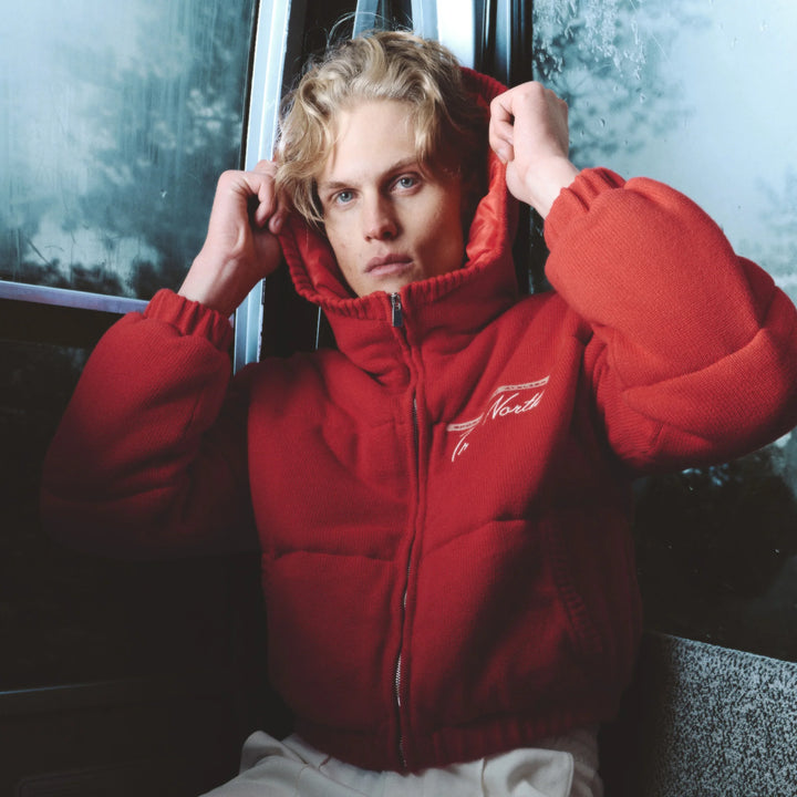 HOCKEY CANADA KNIT PUFFER JACKET